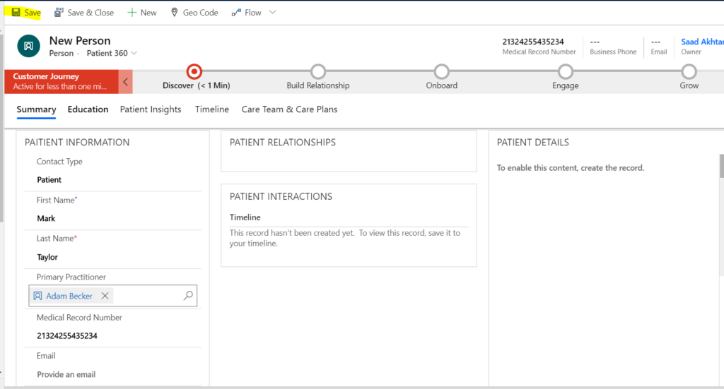 microsoft dynamics 365 azure connection set up