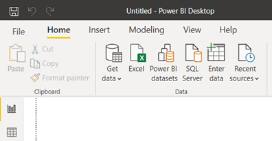Power BI Desktop - Get data