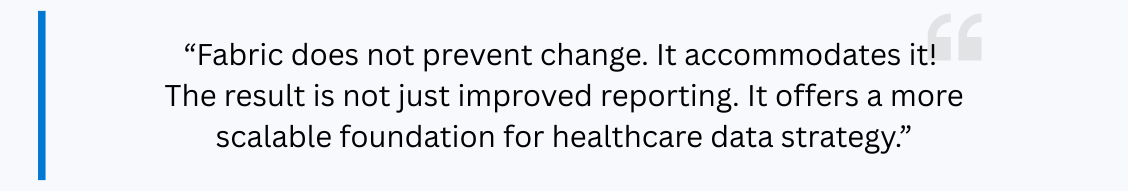 Scalable healthcare data strategy that adapts to change using Microsoft Fabric