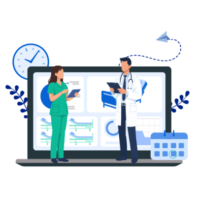 Patient flow and bed capacity analytics dashboard
